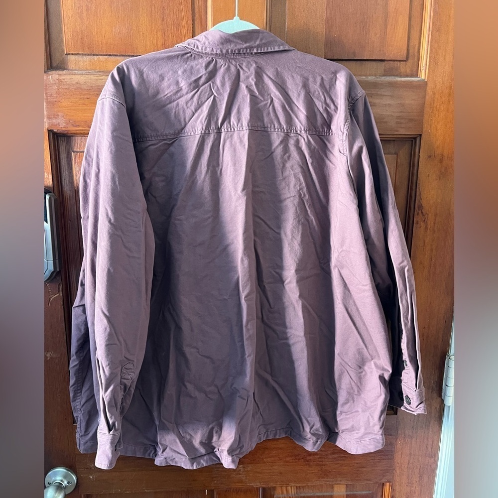 Carhartt Rugged Flex Utility Shirt Jacket – XXL Loose Fit – Mauve / Dusty Plum - Picture 7 of 8